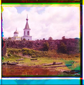 View of the Church of Saint George. Staraia Ladoga. -20800-20890v photo