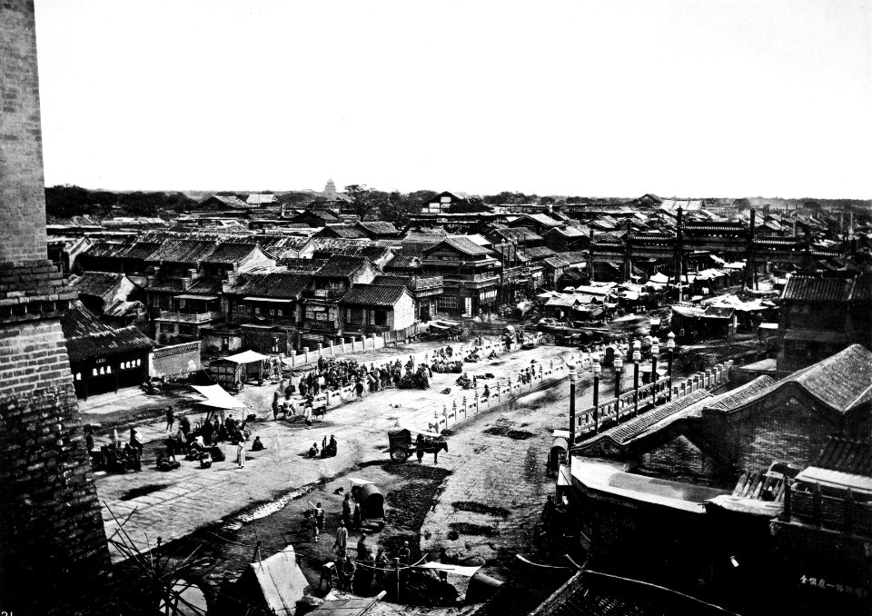 VIEW OF THE CENTRAL STREET IN THE CHINESE QUARTER OF PEKING