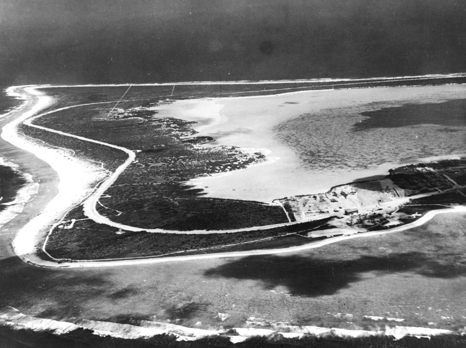 View of the east side of Wake Island on 25 May 1941