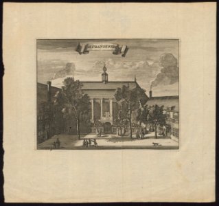 View of the (Old) Walloon church, Amsterdam BWB 7