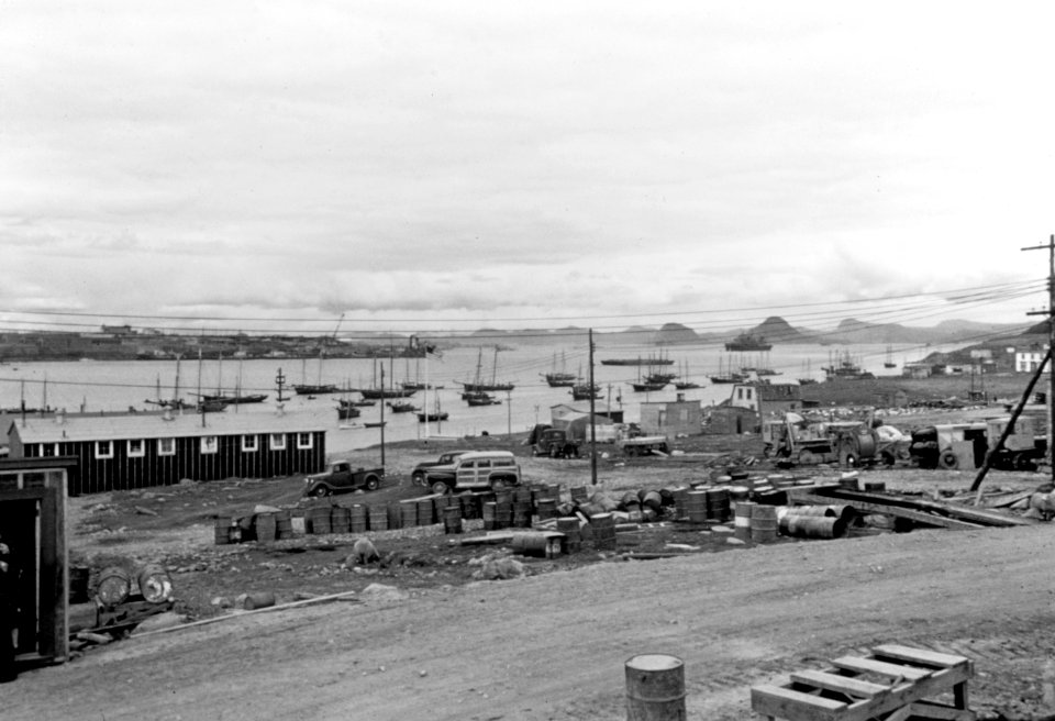 View of the harbour of Argentia, Newfoundland, circa in late 1941 (80-G-K-953)
