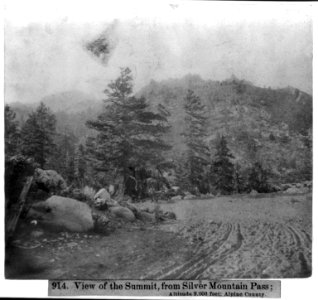 View of the Summit, from Silver Mountain Pass; Altitude 9,000 feet, Alpine County LCCN2002723003