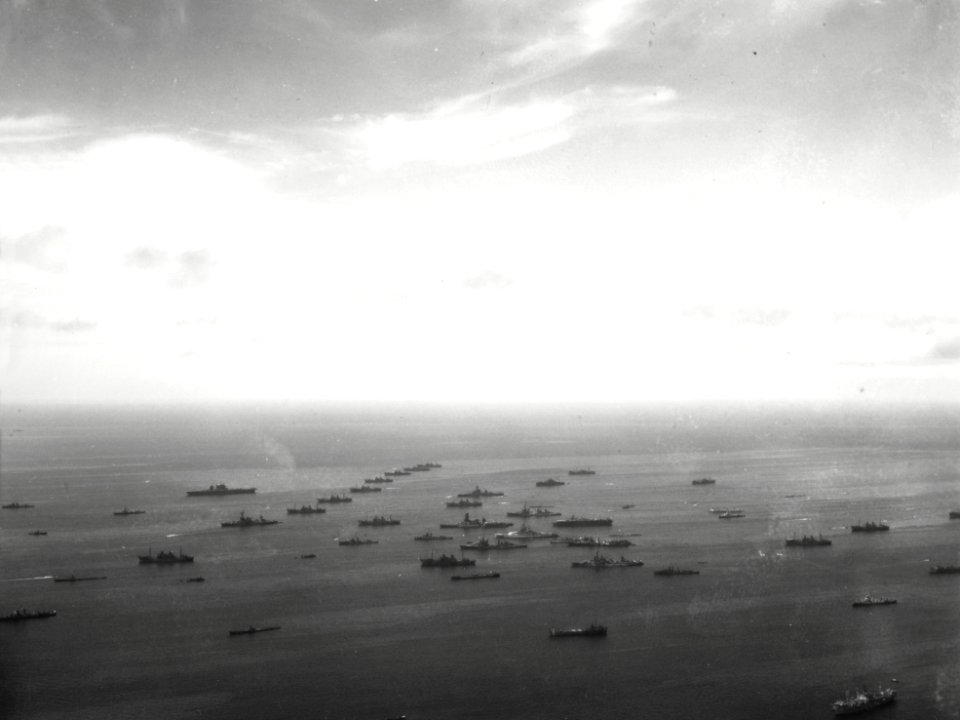 View of the target fleet before the Crossroads nuclear tests, in June 1946 (146763102)