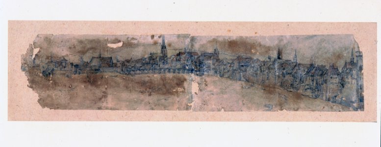 View of the Rhine at Basle Amerbach Cabinet HMB 1870-924 c2342