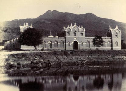 View of the Prince Albert Victor Leper Asylum, Junagadh