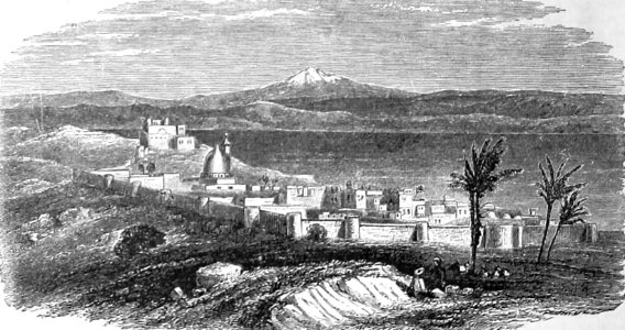 View of the Town and Lake of Tiberias from the S. W. -(Fbn.