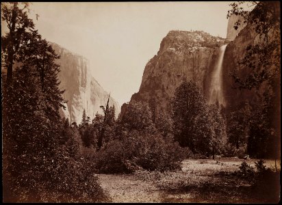 View of Tutocanula Pass Yosemite California by Carleton Watkins photo