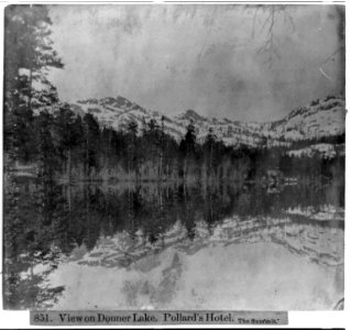 View on Donner Lake - Pollard's Hotel, The Summit LCCN2002723563