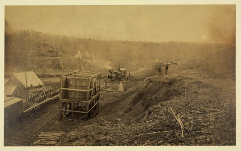 View on Pope's Head, near burnt bridge, Orange & Alexandria Railroad LCCN2006683272