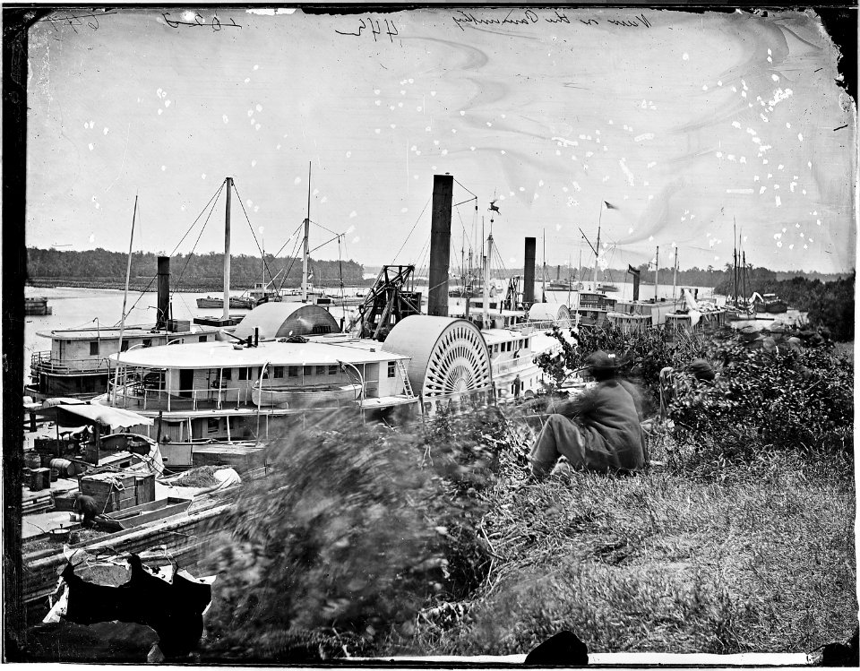 View on the Pamunkey River, Va. White House Landing - NARA - 524862