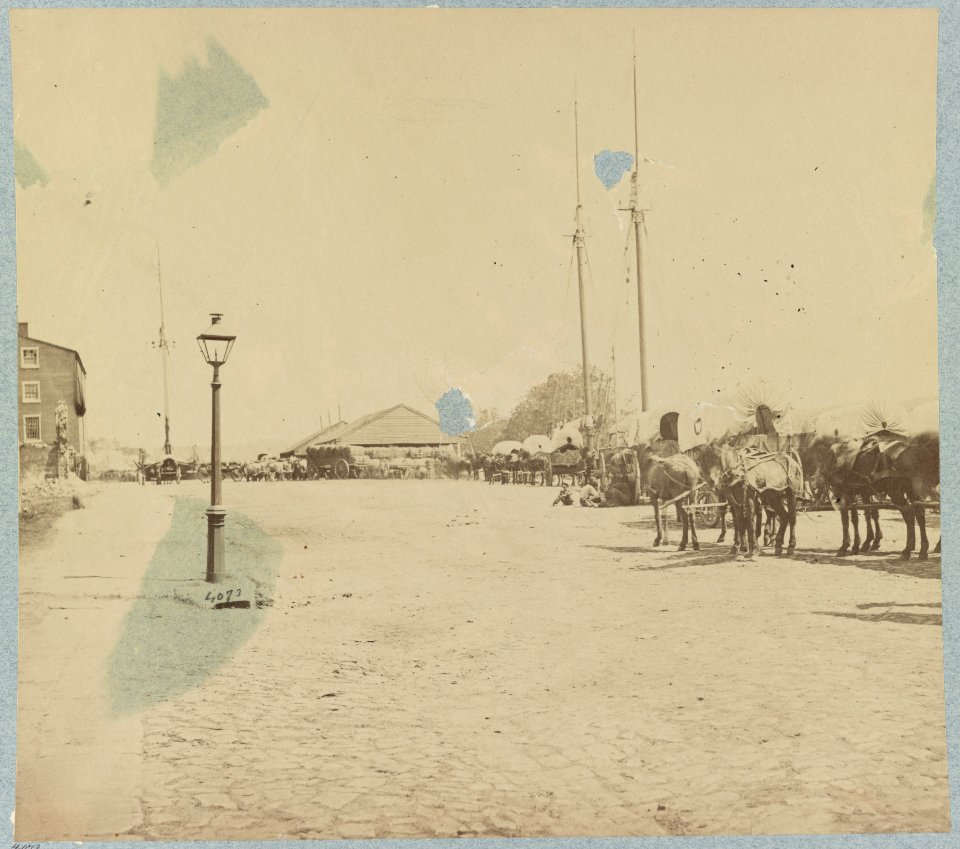 View on Dock street, Richmond, Va., April, 1865 LCCN2014645787