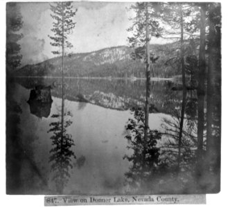View on Donner Lake, Nev. Co. LCCN2002720149