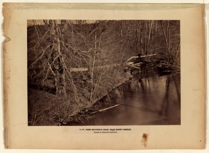 View on Pope's Head, near burnt bridge, Orange & Alexandria Railroad LCCN2004680106