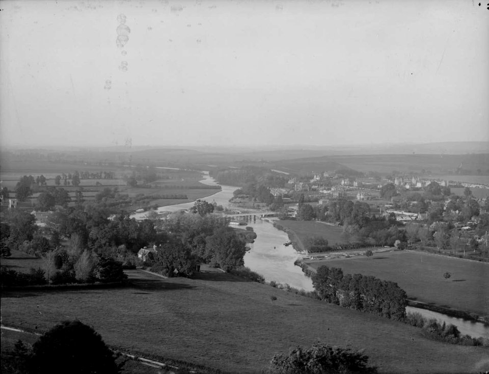 View over the Thames Valley from Streatley Hill, c. 1892