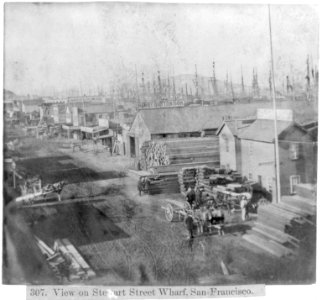 View on Stewart St. Wharf, San Francisco (i.e. Steuart St.) LCCN2002722235