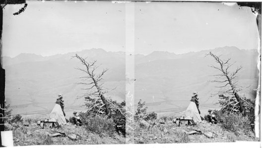 View on the Blue, looking west across the river. Summit County, Colorado. - NARA - 517551