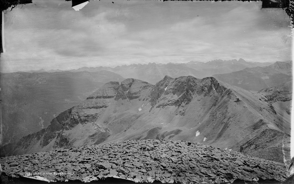 View southeast from Sulton Mountain. Silverton Quad. San Juan County, Colorado. - NARA - 517092