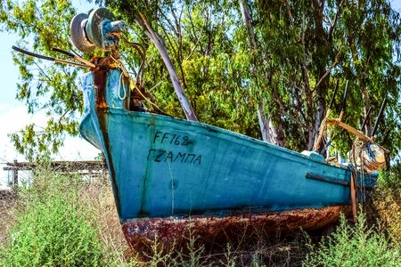 Weathered rusty potamos liopetri