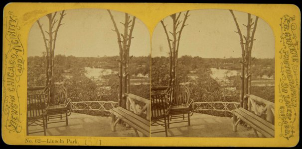 Views in Chicago & Vicinity, No. 62. Lincoln Park (NBY 1596)