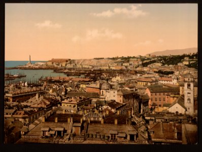 View towards the lighthouse Genoa - 06512v