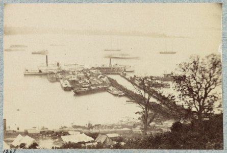Views at Belle Plain Landing, Va., May, 1864 LCCN2012649504