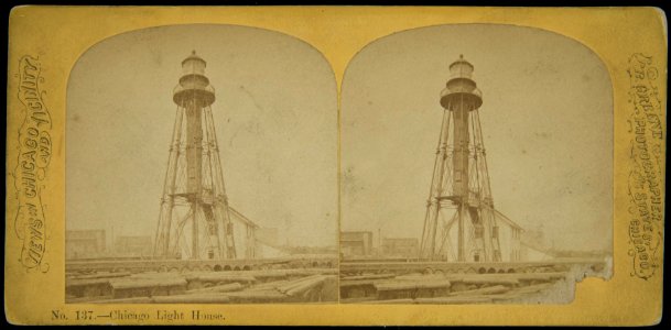 Views in Chicago & Vicinity, No. 137. Chicago Light House (NBY 1644)