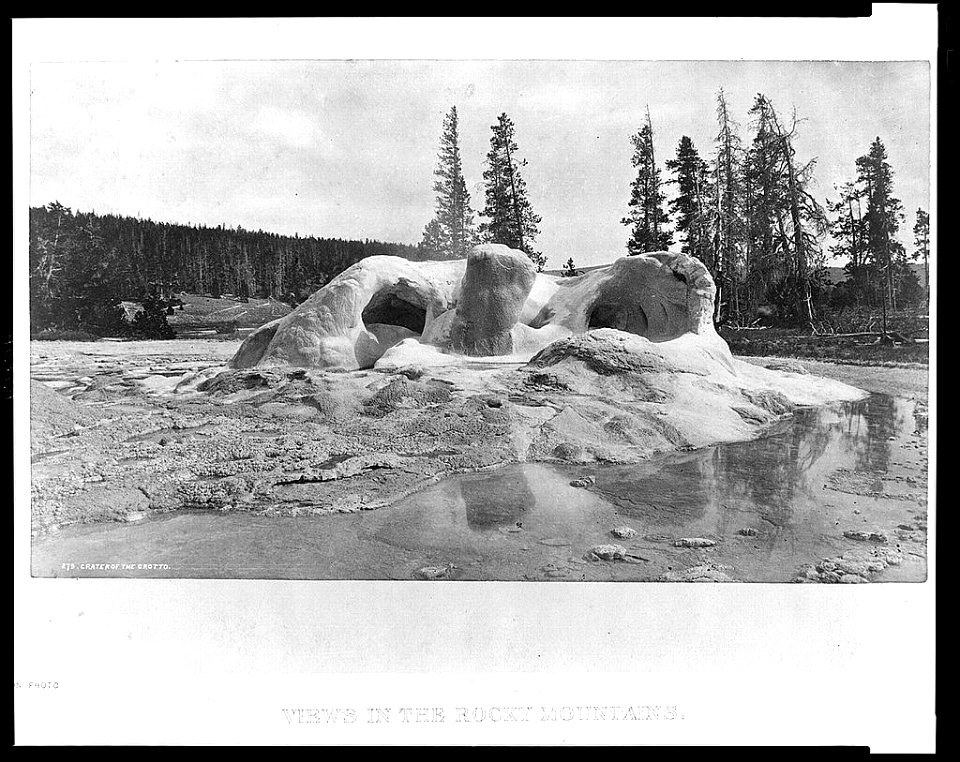 Views in the Rocky Mountains-Crater of the Grotto LCCN95514204