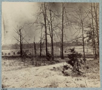 Views on the battlefield of morning of May 12th, 1864. Scene of capture of Johnson's Division, C.S.A LCCN2012647741