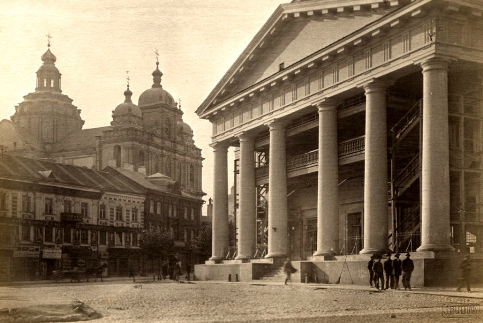 Vilenskaja ratuša. Віленская ратуша (J. Bułhak, 1912)