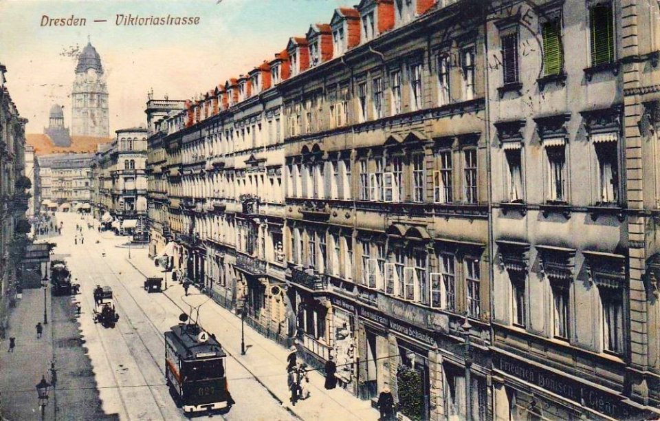 Viktoriastraße bella época Dresde