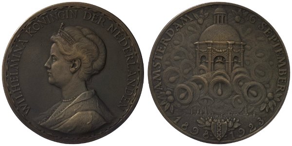 Vijfentwintigjarig regeringsjubileum van koningin Wilhelmina, objectnr PA 2409