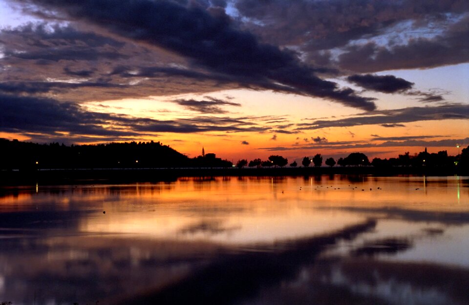 Reflection piran slovenia
