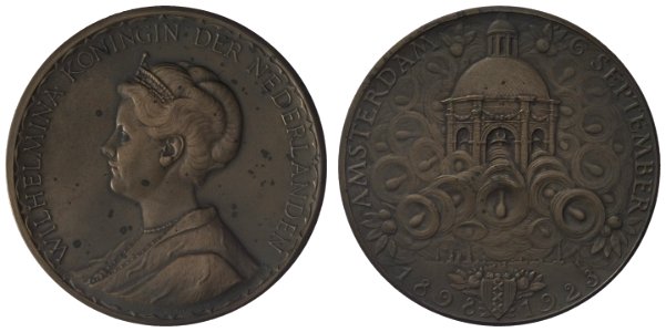 Vijfentwintigjarig regeringsjubileum van koningin Wilhelmina, objectnr PA 2407