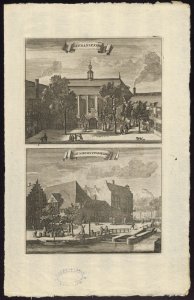 Views of the Old and New Walloon Churches in Amsterdam BWB 6