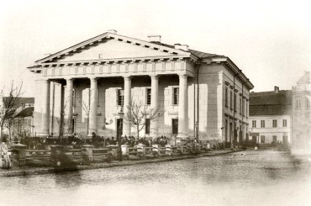 Vilenskaja ratuša. Віленская ратуша (A. Śviajkoŭski, 1861-66)