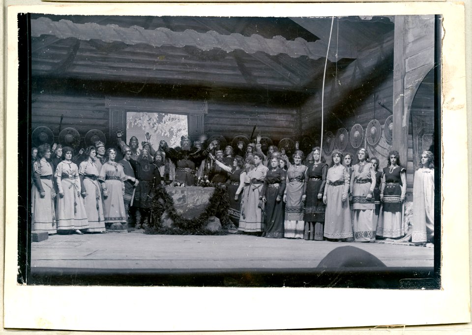 Vikingablod, Kungliga teatern 1904. Föreställningsbild - SMV - H15 023