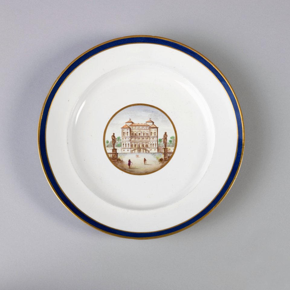 Villa Borghese Plate, ca. 1780 (CH 18702117-2)