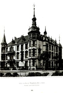 Villa am Kaiser Friedrich-Ufer in Köln, Architekt Jean Schmitz, Köln, Tafel 88, Kick Jahrgang I