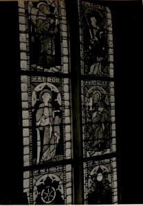 Viktring, Gothisches Glasfenster in der Klosterkirche. (BildID 15510145)