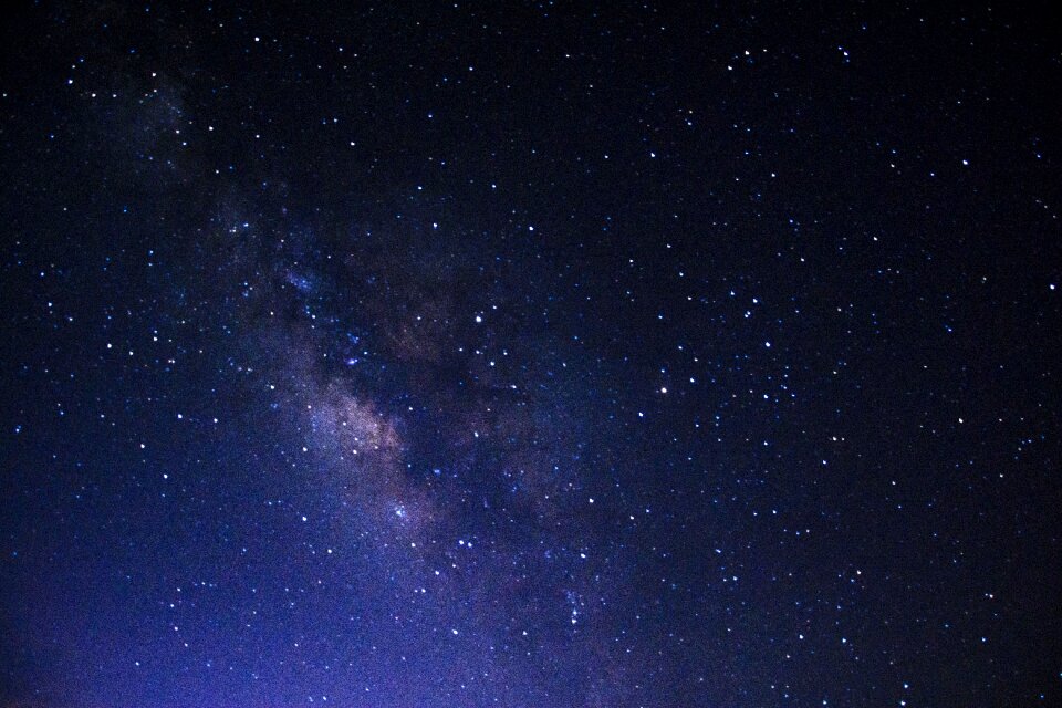 Night the milky way spectacular