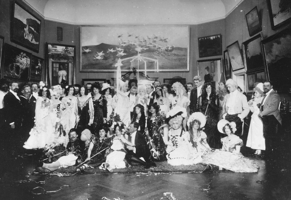 Villa Eolskulle (Thielska galleriet) invigning 1907