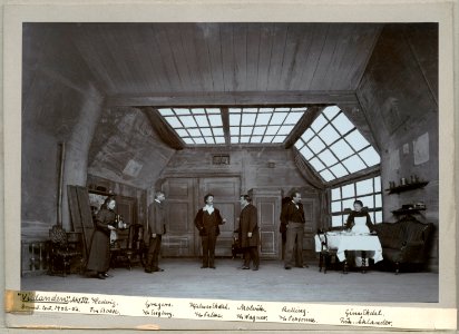 Vildanden, Dramatiska teatern 1903. Föreställningsbild - SMV - H13 051