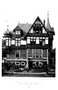 Villa Fliederhof, Emserallee 5, Blasewitz bei Dresden, Architekt Schilling & Graebner in Dresden, Tafel 82, Kick Jahrgang II