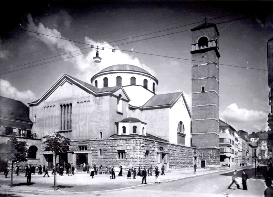 Viktor Kovačić- Crkva sv. Blaža, Prilaz gjure Deželića- Primorska ulica, Zagreb 1910. - 1913