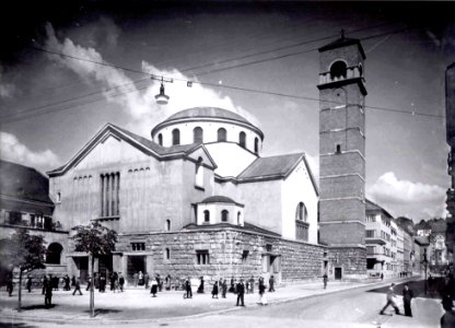 Viktor Kovačić- Crkva sv. Blaža, Prilaz gjure Deželića- Primorska ulica, Zagreb 1910. - 1913