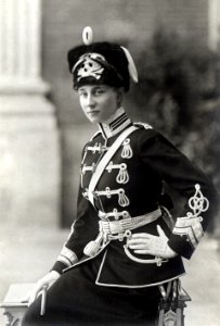 Viktoria Luise von Preußen in Totenkopfhusaren-Uniform photo