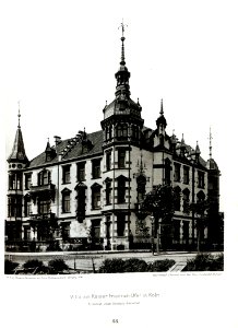 Villa am Kaiser Friedrich-Ufer, Köln, Architekt Jean Schmitz aus Köln, Tafel 88, Kick Jahrgang I photo