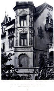 Villa Muttersegen in Blasewitz bei Dresden, Architekten Schilling & Graebner in Dresden, Tafel 63, Kick Jahrgang II