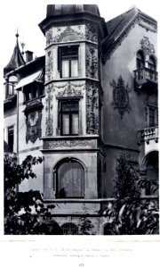 Villa Muttersegen in Blasewitz bei Dresden, Architekten Schilling & Graebner in Dresden, Tafel 63, Kick Jahrgang II photo