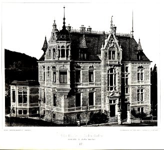 Villa Kessler in Baden-Baden Architekt A. Barth, Tafel 19, Kick Jahrgang II